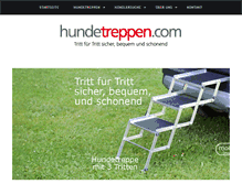 Tablet Screenshot of hundetreppen.com